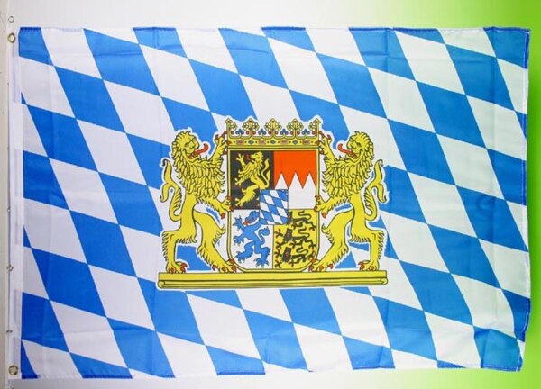 Fahne Flagge Bayern, ca. 90 x 150 cm CP