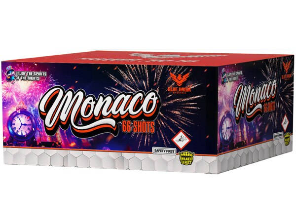 Monaco, 66-Schuss F&auml;cher Batterie