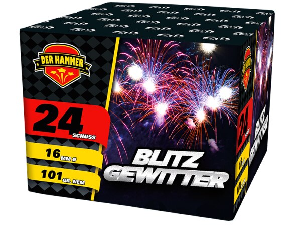 Blitzgewitter, 24-Schuss Batterie