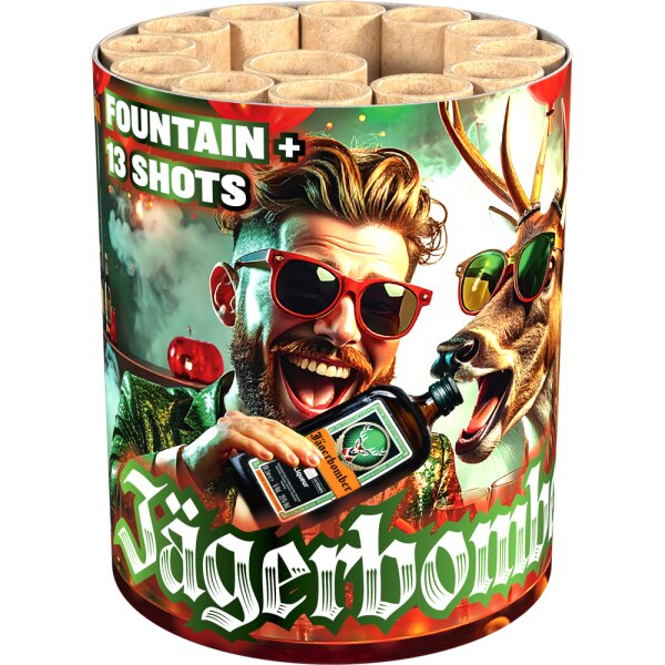 J&auml;gerbomber, 13-Schuss Font&auml;nenbatterie