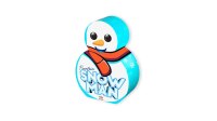Snowman Multieffekt-Font&auml;ne