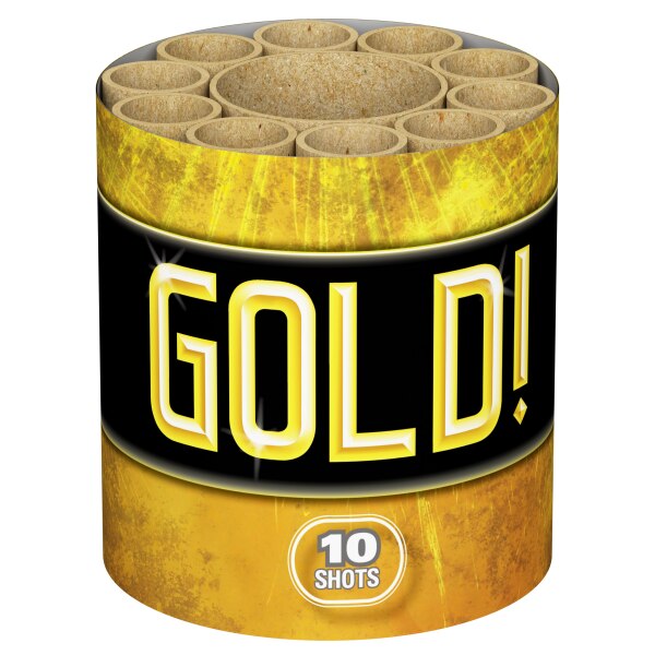 Gold, 10-Schuss-Batterie