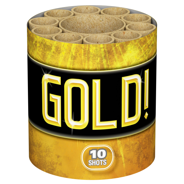 Gold, 10-Schuss-Batterie