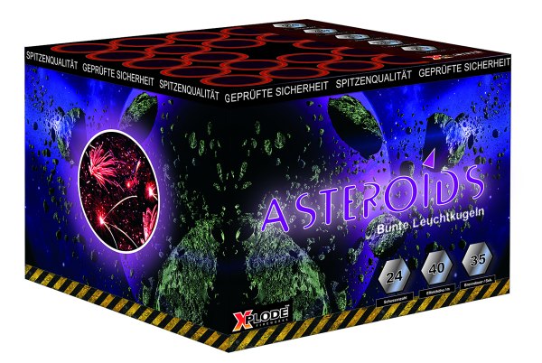 Asteroids, 24-Schuss-F&auml;cherbatterie